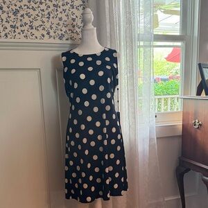 Tommy Hilfiger Black and White Polka Dot Dress